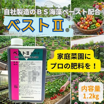 ベストⅡの公式商品紹介画像（パッケージと栽培イメージ）